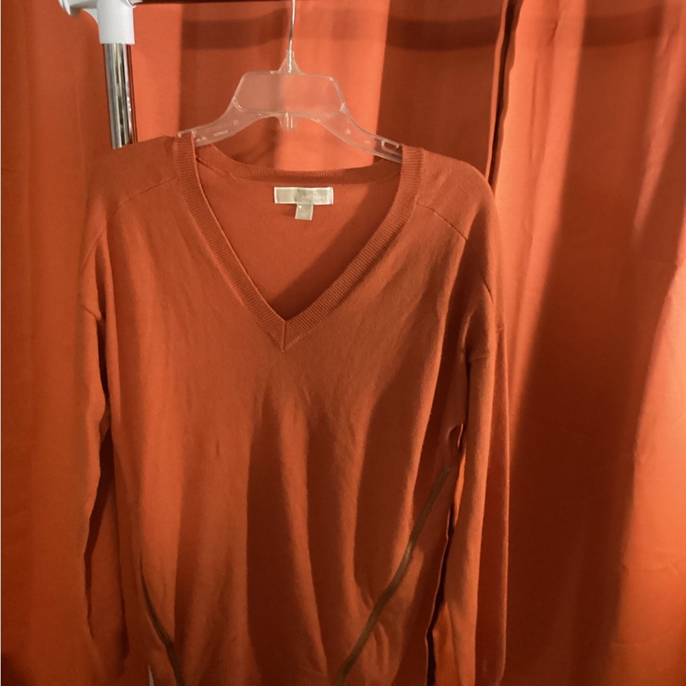 Michael Kors Tangerine Knit Top